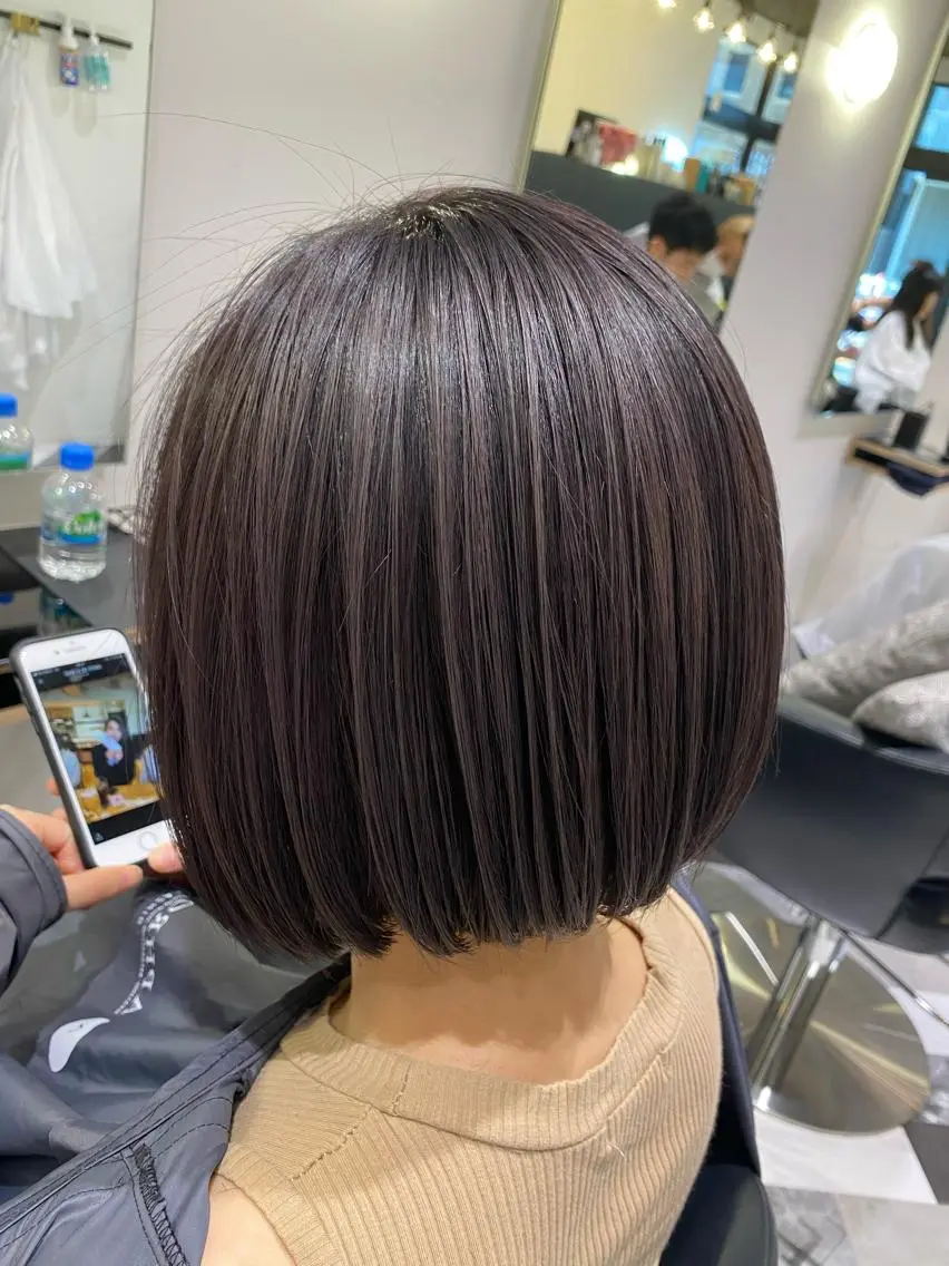 ショート カラー 髪質改善 トリートメント APHRODITE 升田　潤のヘアスタイル