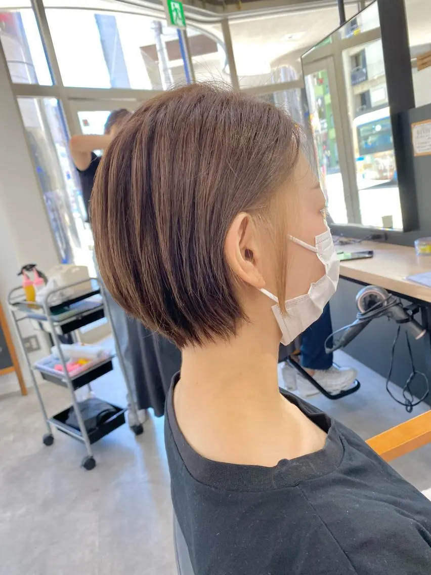 ショート ショートヘア カット ヘアカラー トリートメント 🍃ボブ&ショート 特化🍃髪質改善🍃のヘアスタイル