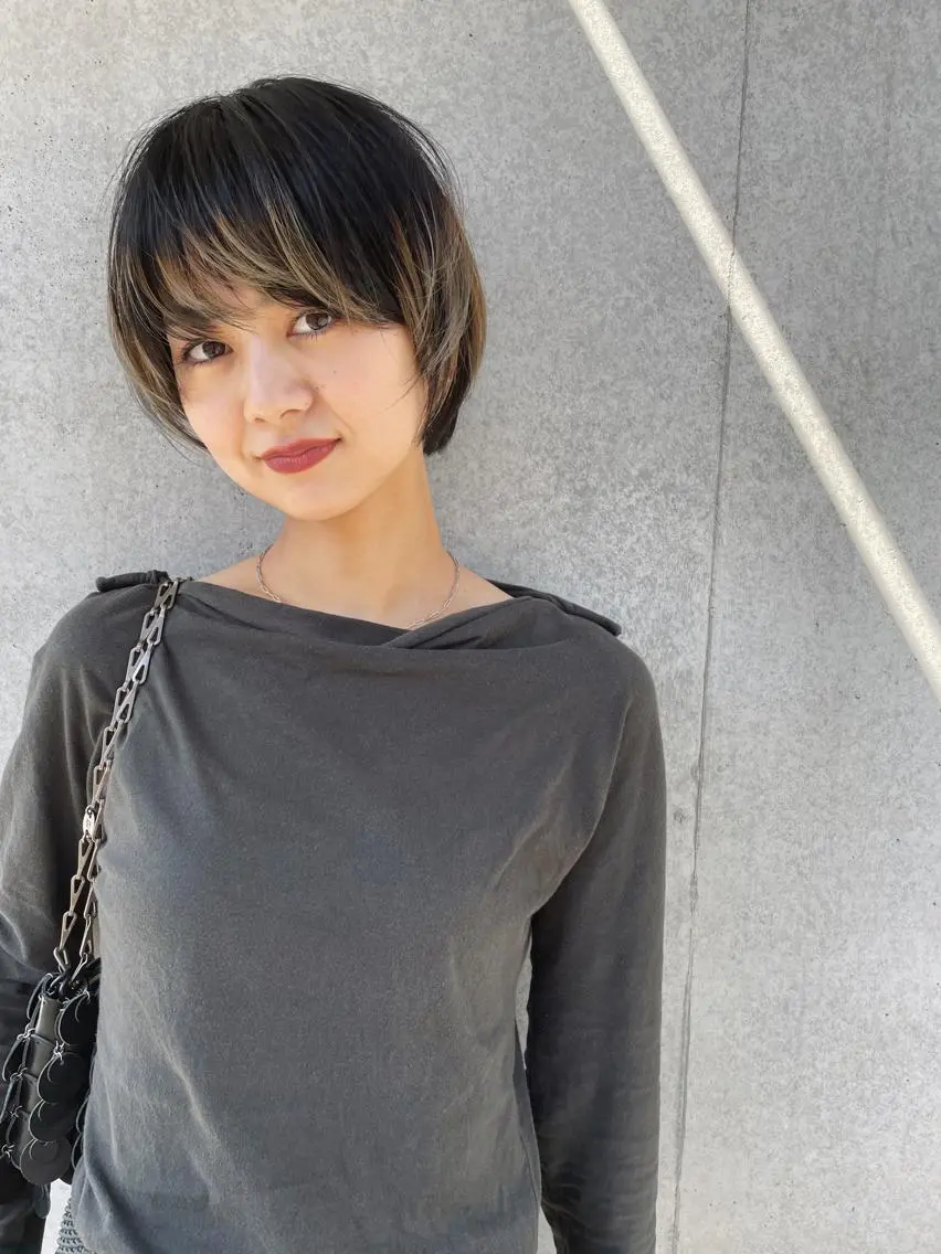 ショート カラー カット ヘアカラー トリートメント センスをお届けします 大谷将生infpのヘアスタイル