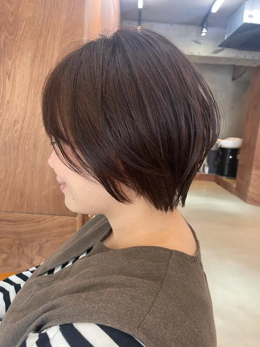 ショート カラー カット ヘアカラー トリートメント ✨ショート、ボブ✨ 奈良孝平のヘアスタイル