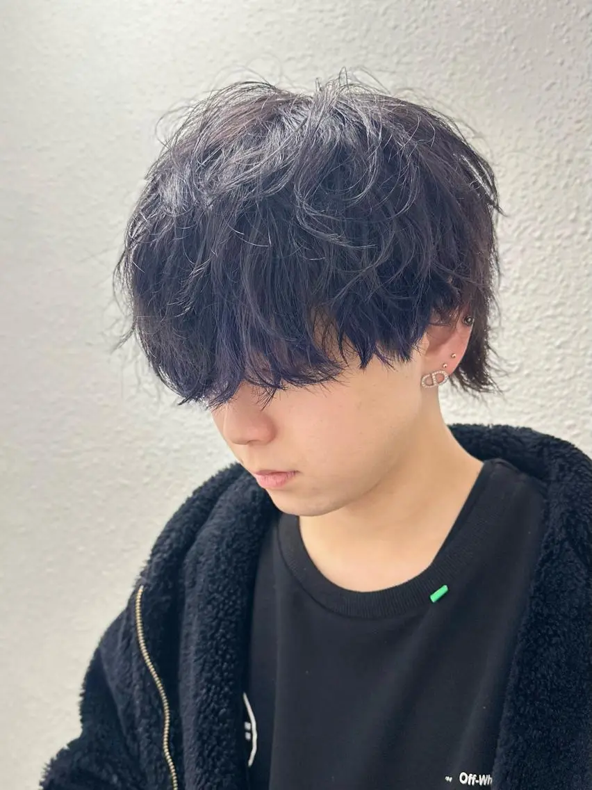 カラー バイオレットカラー Brandnew 東生駒本店小川タスクのヘアスタイル
