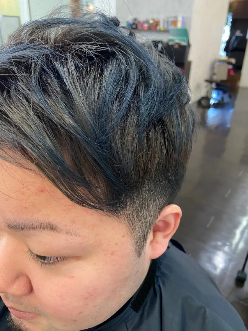 ショート カラー パーマ ヘアアレンジ メンズ キッズ ネイル マツエク・マツパ メンズネイル 久木原 ゆりのヘアスタイル