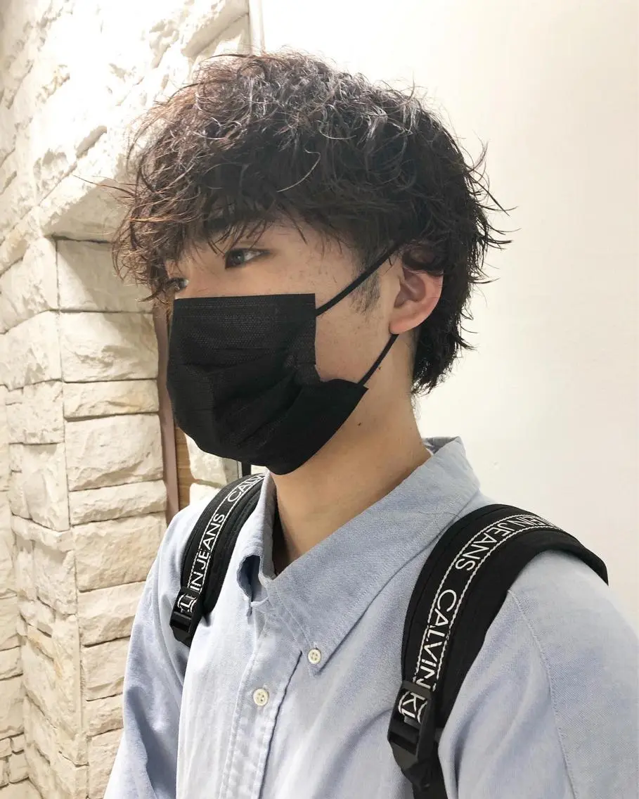パーマ ヘアアレンジ メンズ カット パーマ トリートメント ヘアセット メンズ特化✂️栗原 侑也のヘアスタイル