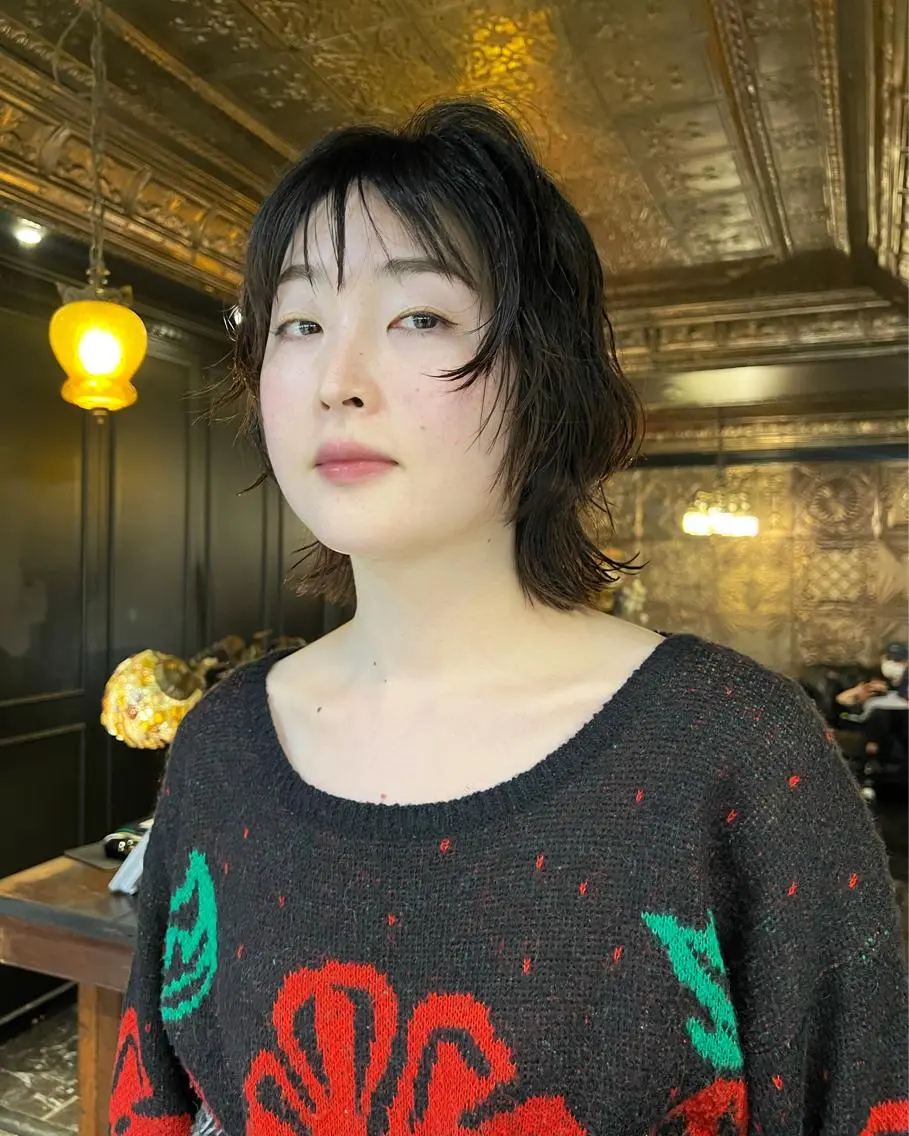 セミロング パーマ カット パーマ トリートメント 圧倒的デザイン力 店長🎨RENAのヘアスタイル
