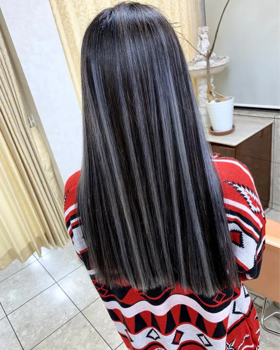 ロング 穐田 司樹のヘアスタイル