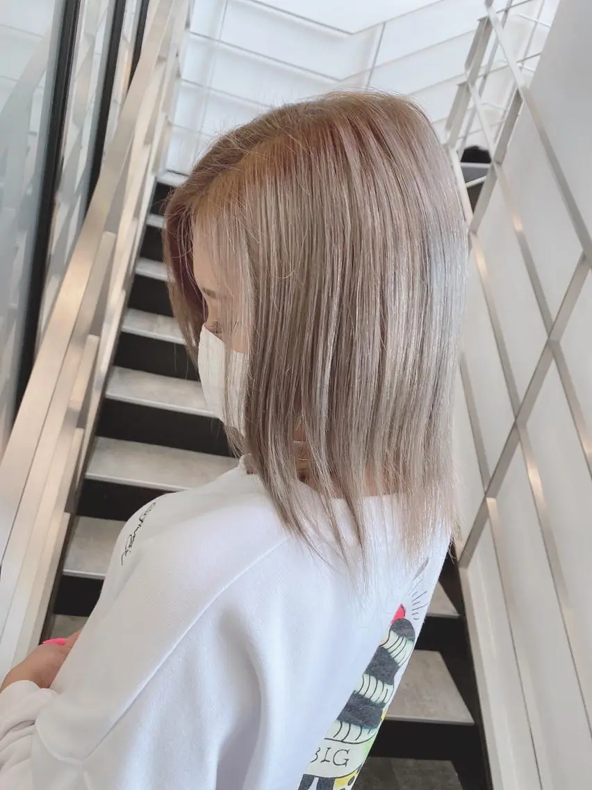 ミディアム カラー ヘアセット 【Diar】オーナー アキヨシケンタのヘアスタイル