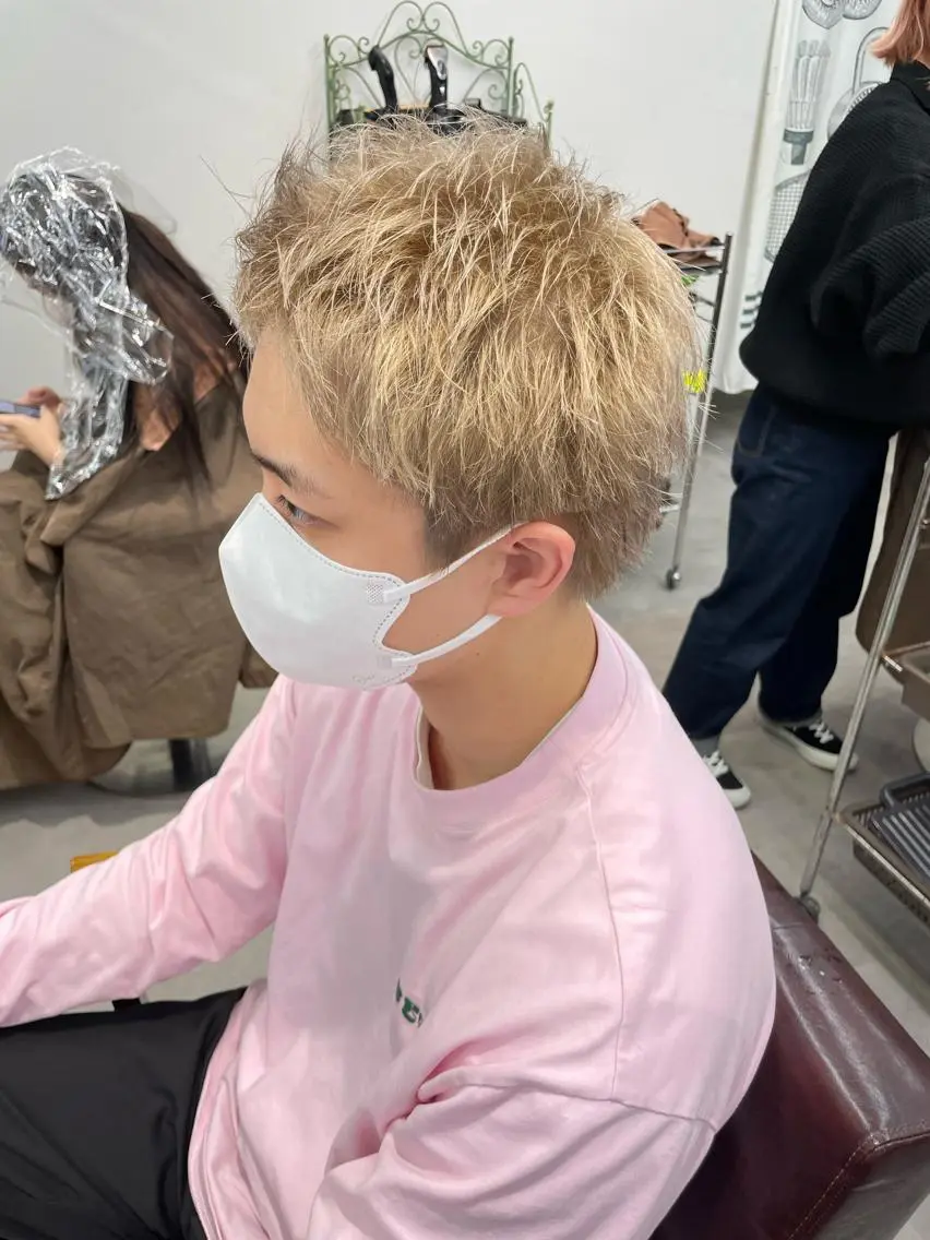 ショート ヘアアレンジ メンズ カット ヘアセット 🔥メンズ特化🔥 木村 祐太のヘアスタイル