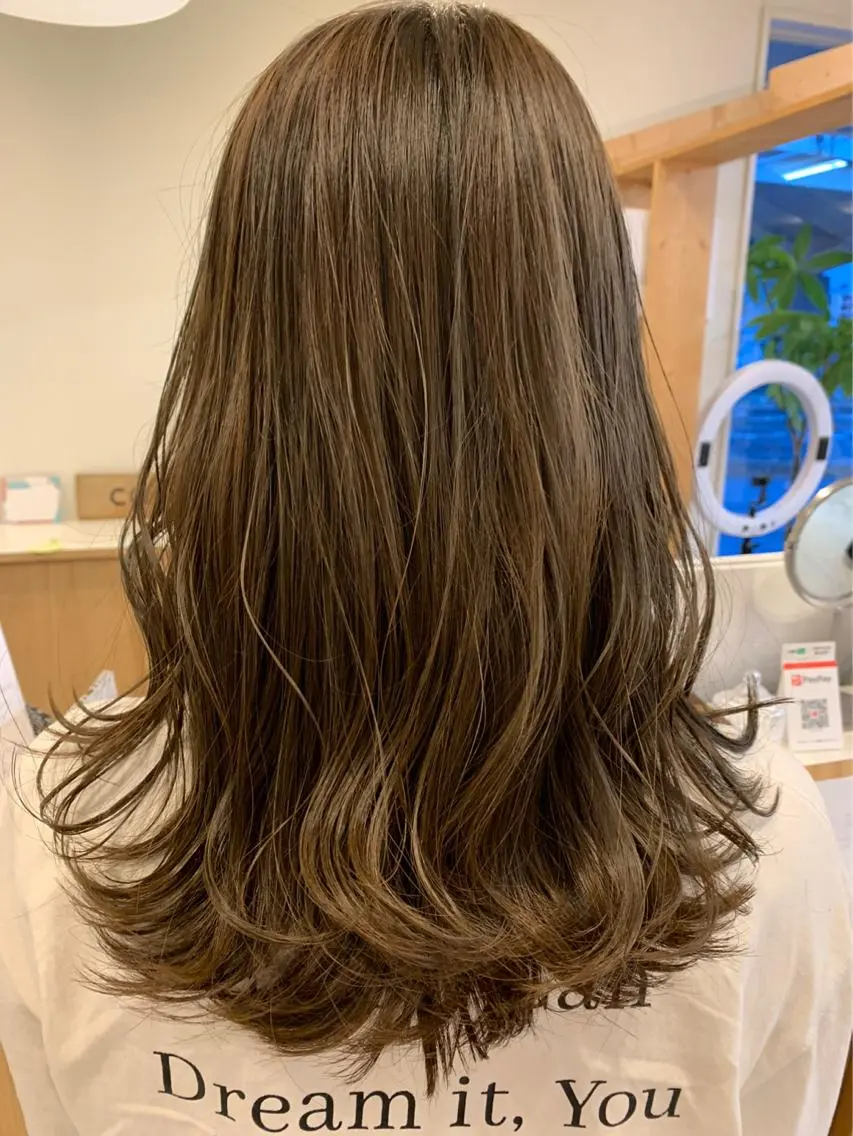 ロング カノエ下関熊野店 /スタッフモデルのヘアスタイル