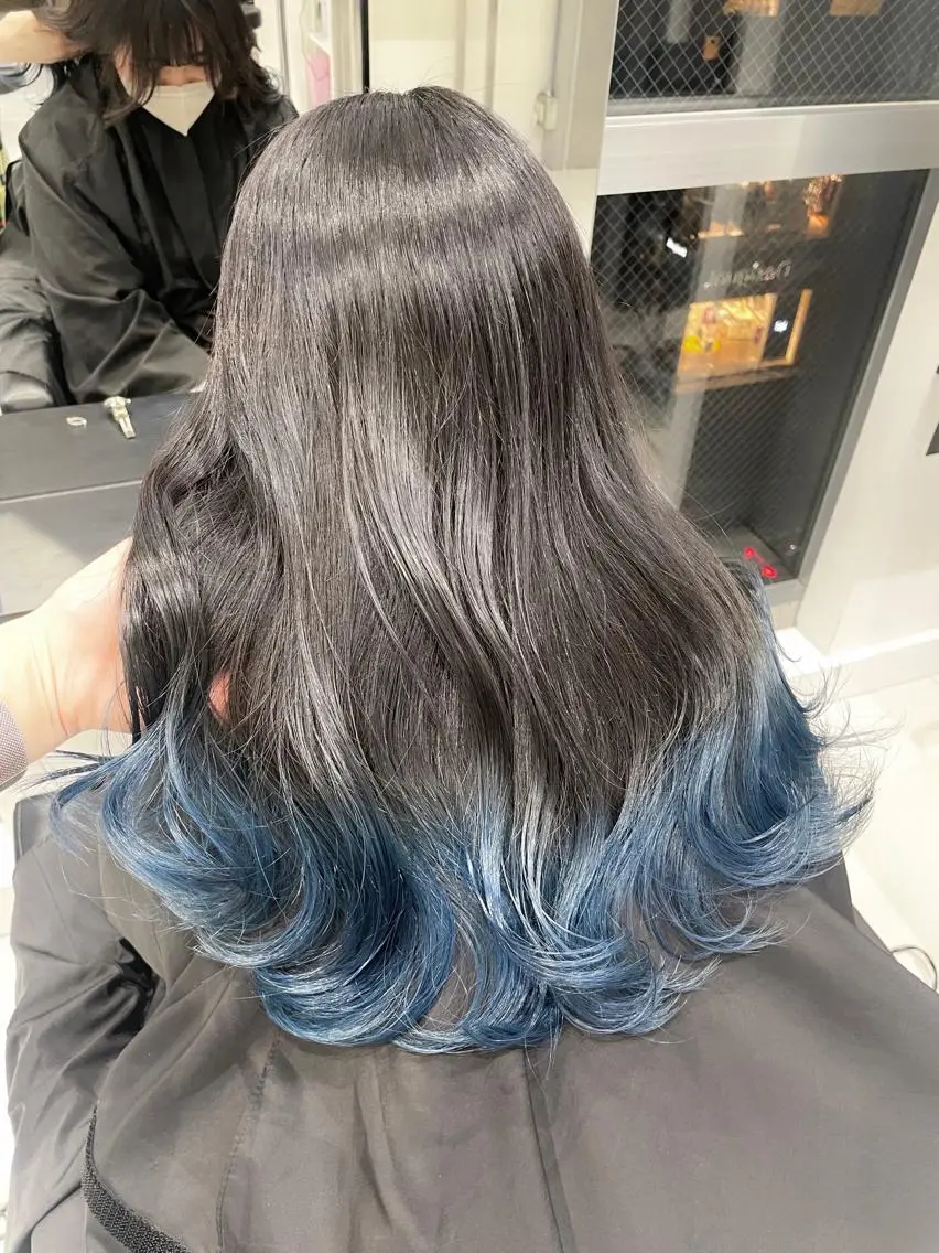 セミロング カラー パーマ ヘアアレンジ ブリーチ 💗無料カットモデル 募集中yu-ki💗のヘアスタイル