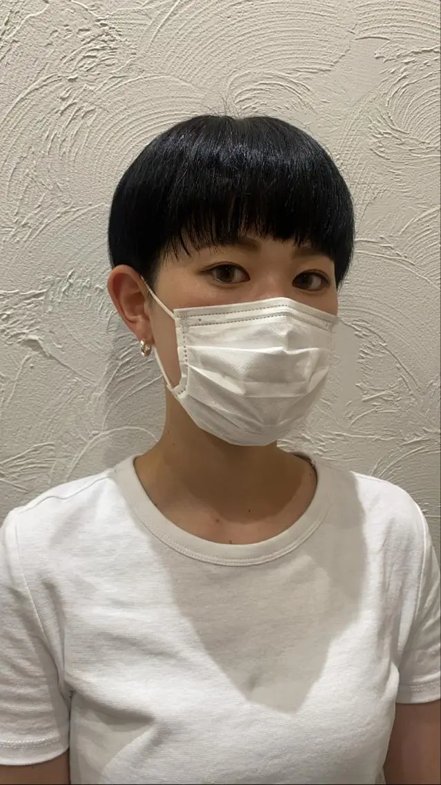 ショート カラー 透明感カラー 前橋 姫奈のヘアスタイル