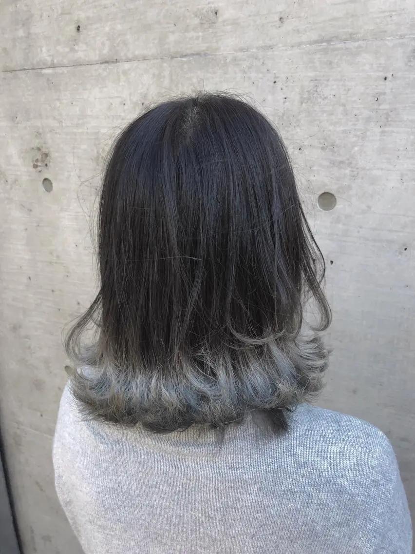 ショート カラー 色落ちまでキレイに！ ！女性サロンのヘアスタイル