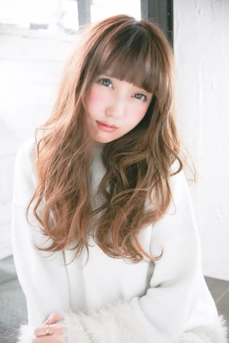 セミロング ロング 髪質改善縮毛矯正 専門店のヘアスタイル