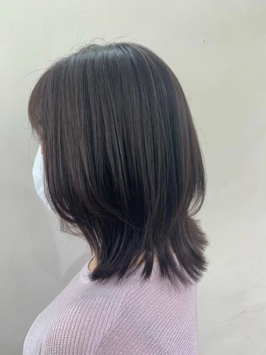 ミディアム デジタルパーマ🫧 韓国風ヘア🫧サクラのヘアスタイル