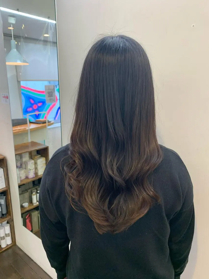 ロング デジタルパーマ🫧 韓国風ヘア🫧サクラのヘアスタイル