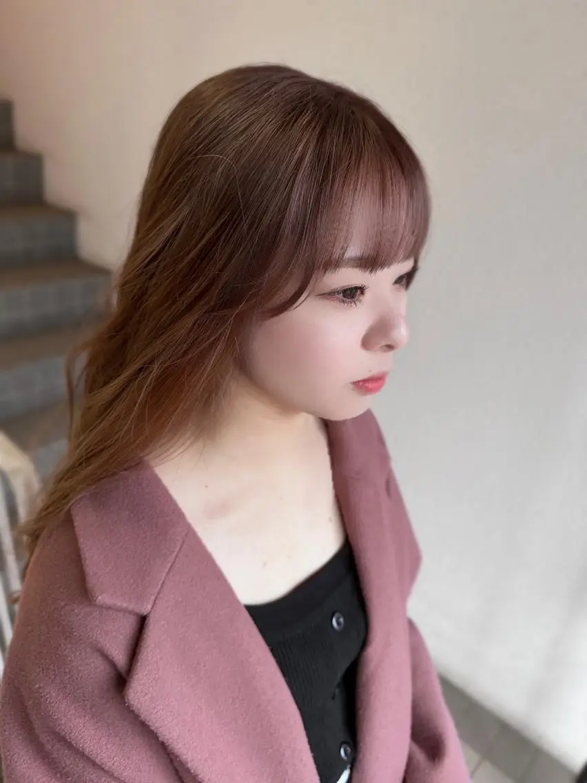 ロング カラー ベージュカラー ブリーチ ケアブリーチ ダブルカラー ミルクティーベージュ Brandnew 東生駒本店小川タスクのヘアスタイル