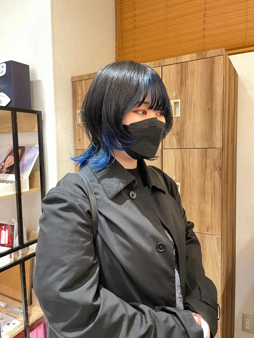 ミディアム カラー カット ヘアカラー 似合わせ レイヤー須川のヘアスタイル