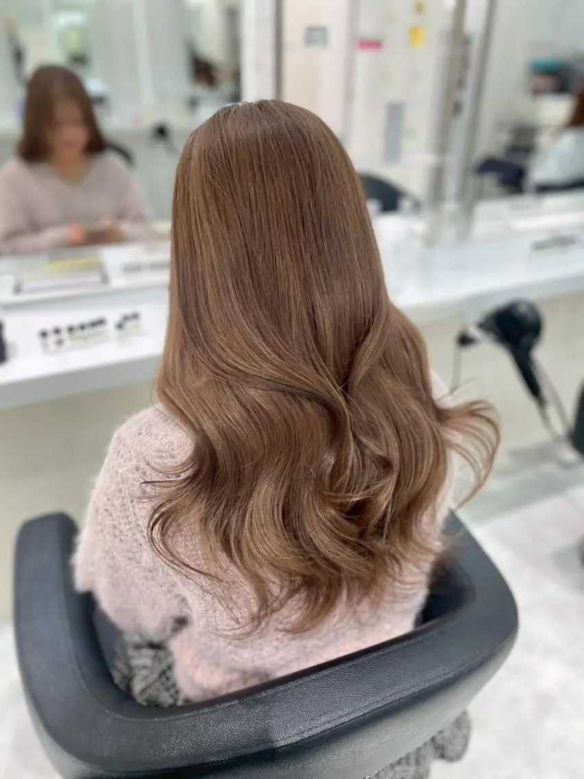 カラー うる艶かわいい🫧 夏の透明感🍨のヘアスタイル