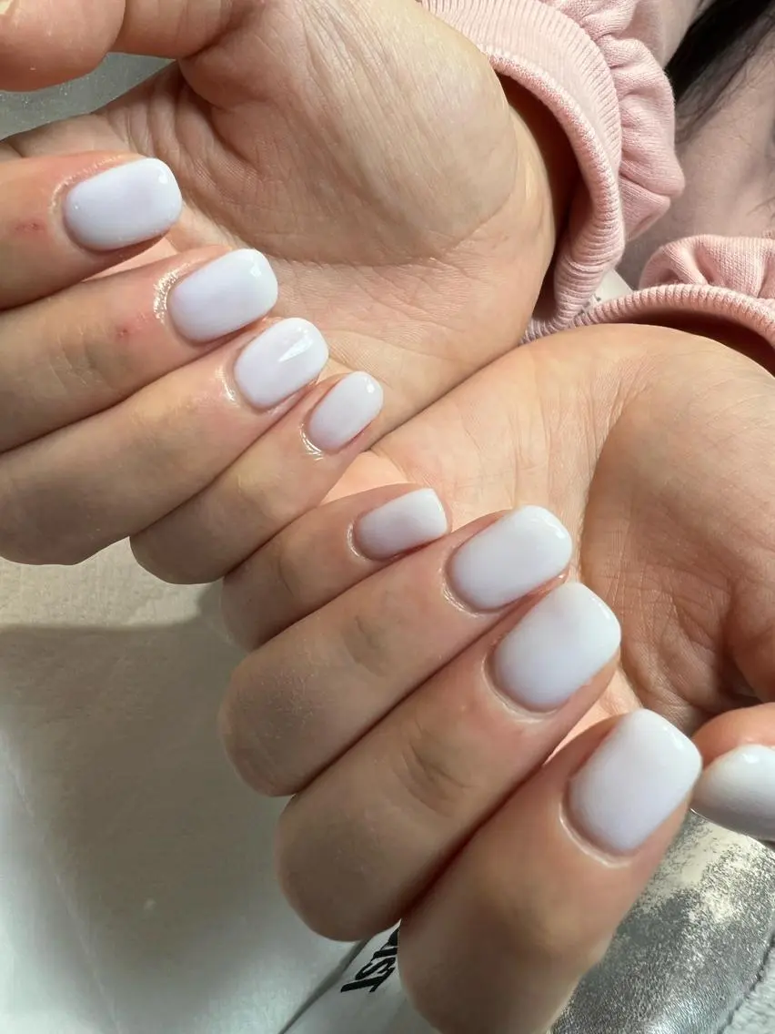 ネイル ワンカラーネイル bijou nails 蓮のネイルデザイン