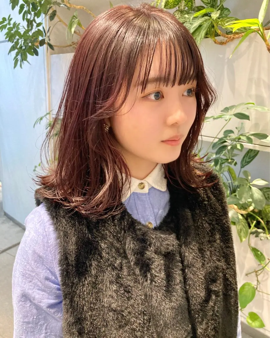 セミロング カラー 🌷小野田 睦🌷のヘアスタイル