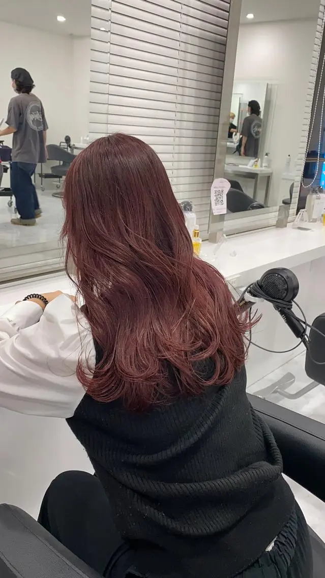 セミロング カラー ヘアアレンジ ブリーチなしトレンド SHUSAKUのヘアスタイル