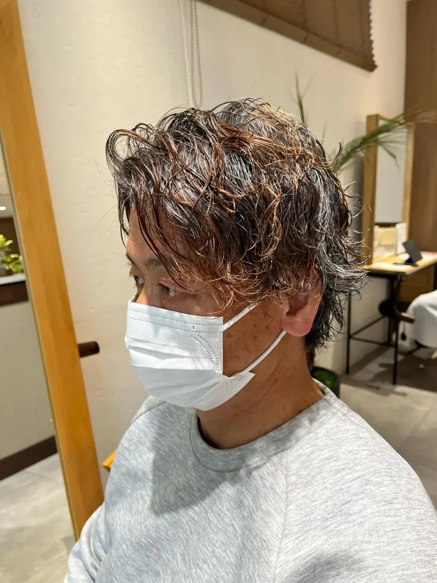 ショート ショートヘア ウルフカット カット パーマ 和田 琉々香のヘアスタイル