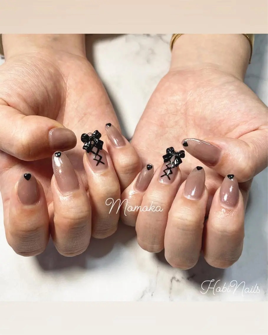 ネイル アートネイル ワンカラーネイル Momo nailsalonのネイルデザイン
