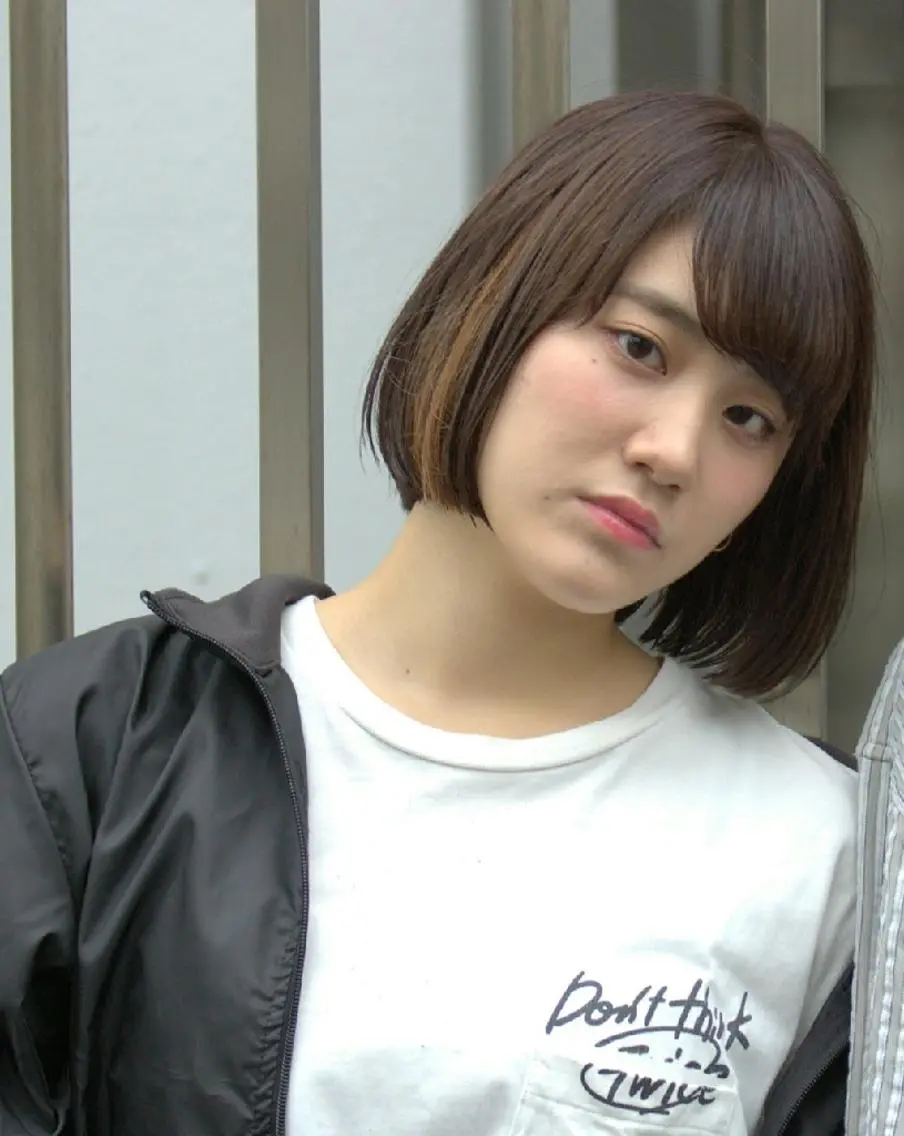 ショート カラー ハイライトカラー ボブ ハイライト カット ヘアカラー トリートメント 忙しい大人向け ショート✨️井上雄輝のヘアスタイル