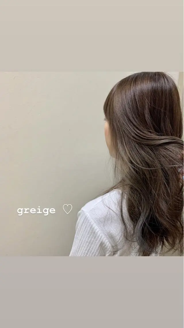カラー ayaka 縮毛矯正レイヤーのヘアスタイル