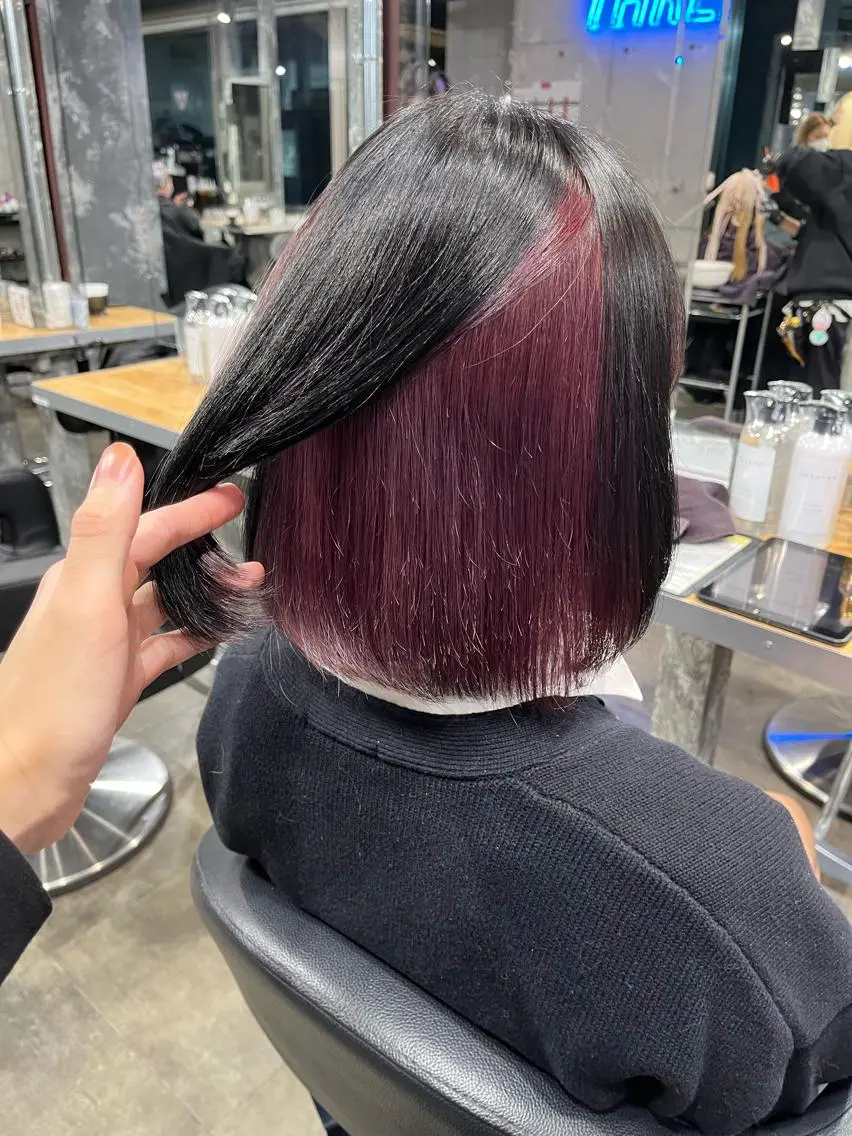 ショート ヘアカラー トリートメント ヘッドスパ ヘアセット 🪞透明感カラー🫧 縮毛矯正🥇かずきのヘアスタイル