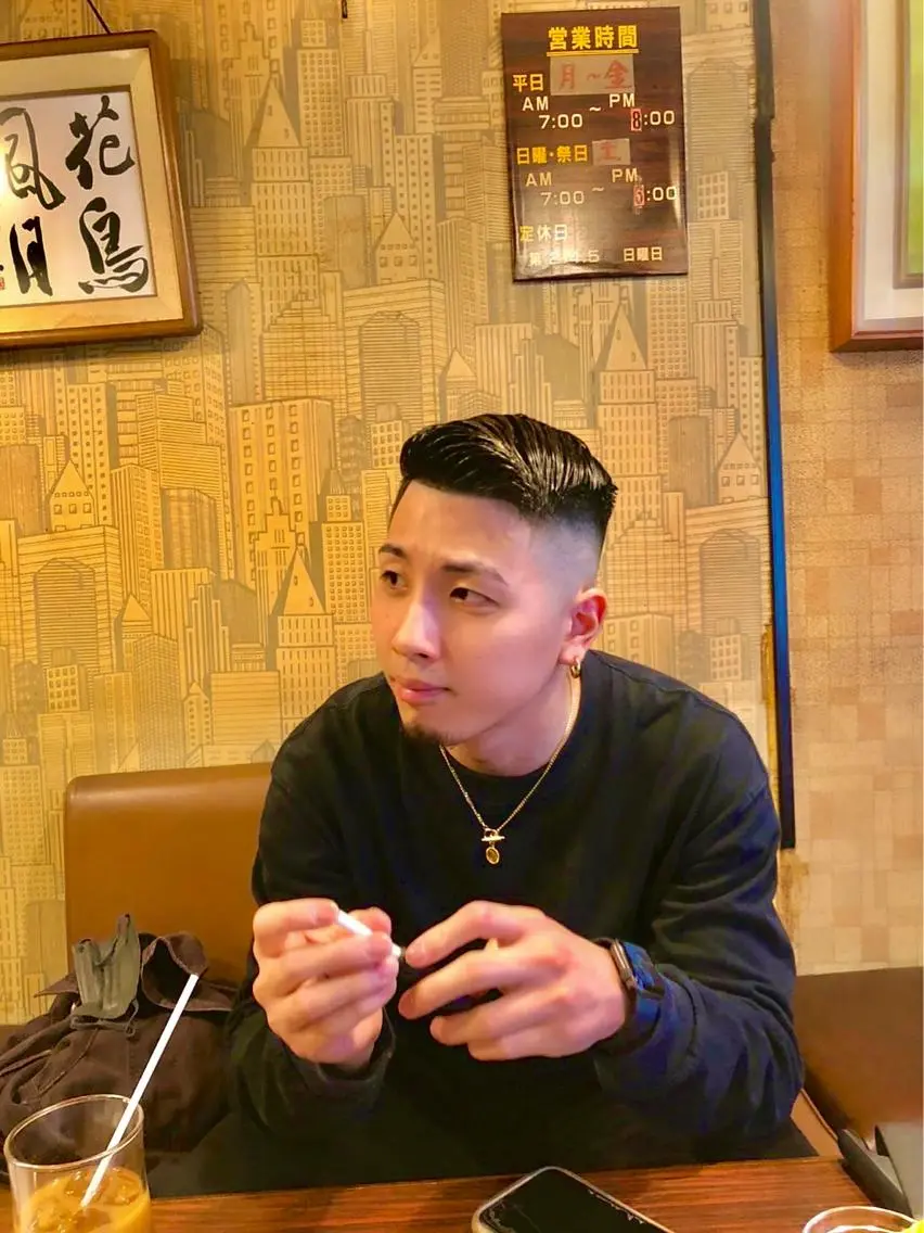ショート メンズ unopulir 景山 凌のヘアスタイル
