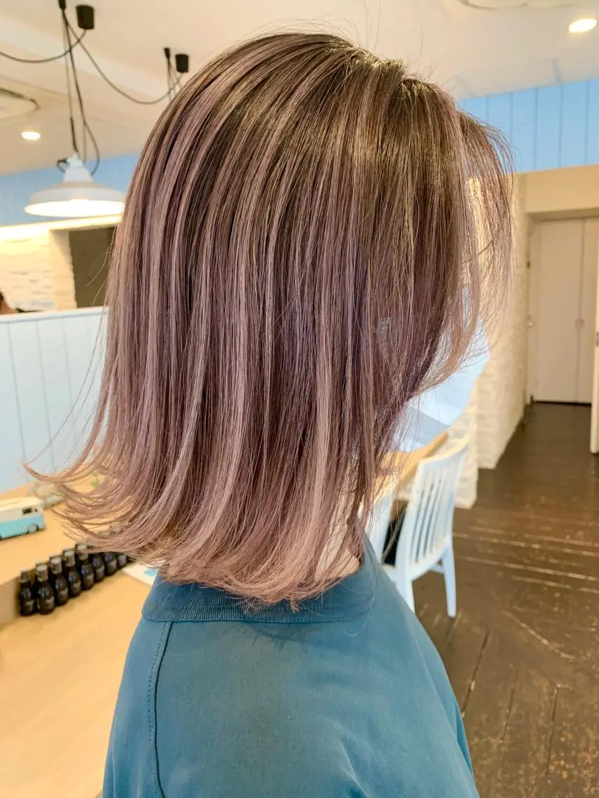 ミディアム ヘアカラー 菊地 良太のヘアスタイル