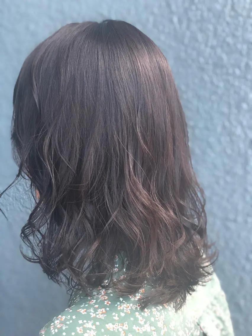 ミディアム カラー ヘアアレンジ トリートメント デザインカラー✨新倉 佑奈のヘアスタイル