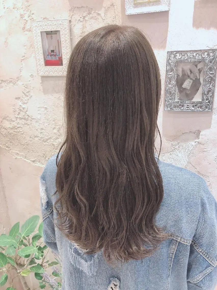 カラー セミロング アッシュ ベージュカラー ショート、ボブの達人 東康介✨のヘアスタイル