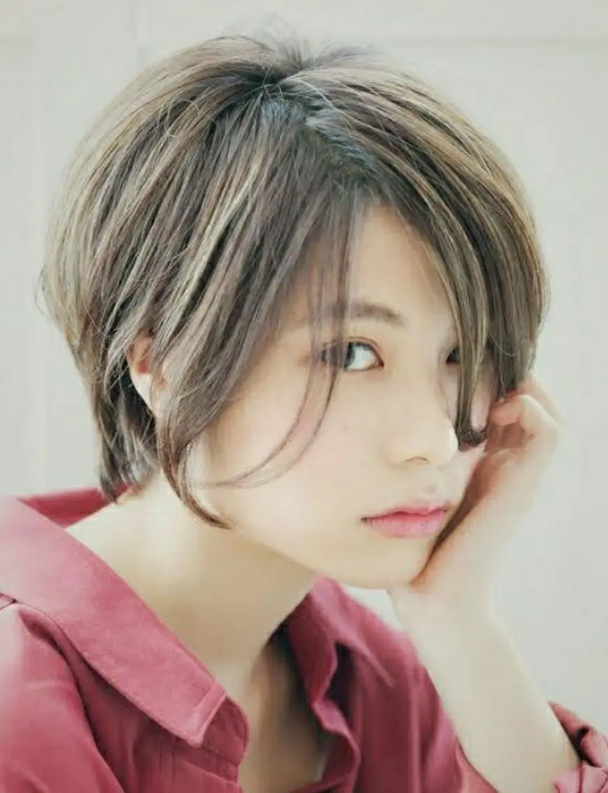 ショート カラー ✂️✂️徳　田✂️ ✂️のヘアスタイル