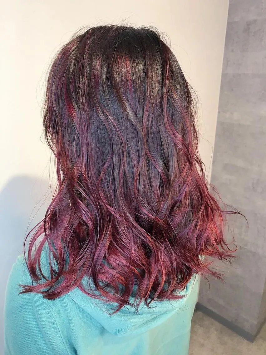 ロング カラー カット ヘアカラー トリートメント _WHITE上本町 上本町店のヘアスタイル