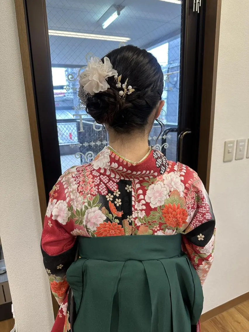ヘアアレンジ ヘアセット天神駅直結 jrメンバーJUNのヘアスタイル