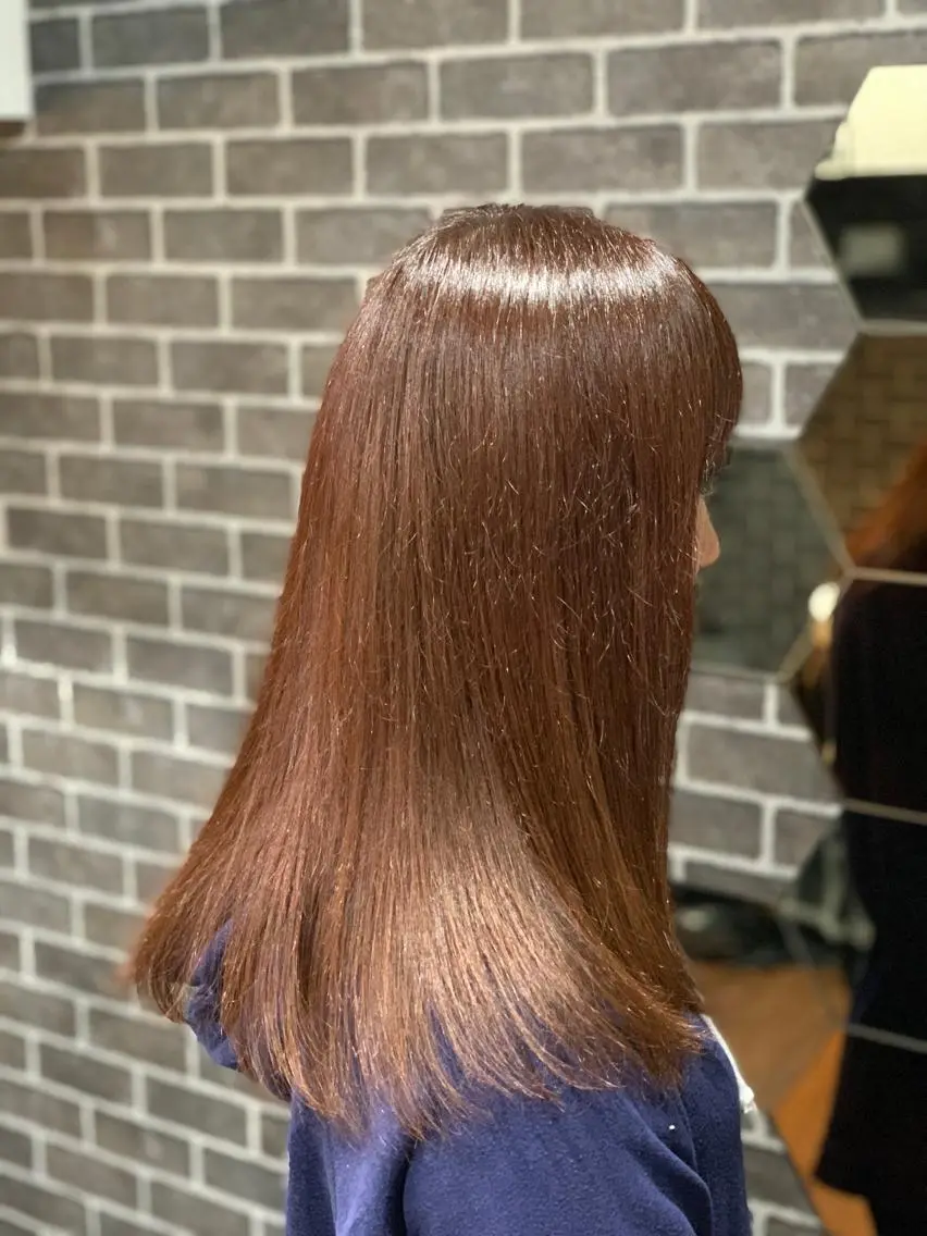 セミロング カラー カット トリートメント ✂︎中山竜哉✂︎ 川崎スタイリストのヘアスタイル