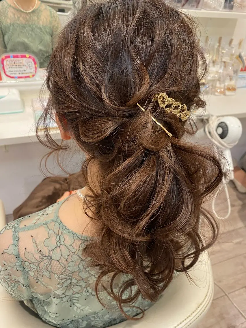 ロング ヘアアレンジ 大阪/ヘアアレンジ /似合わせset💐のヘアスタイル