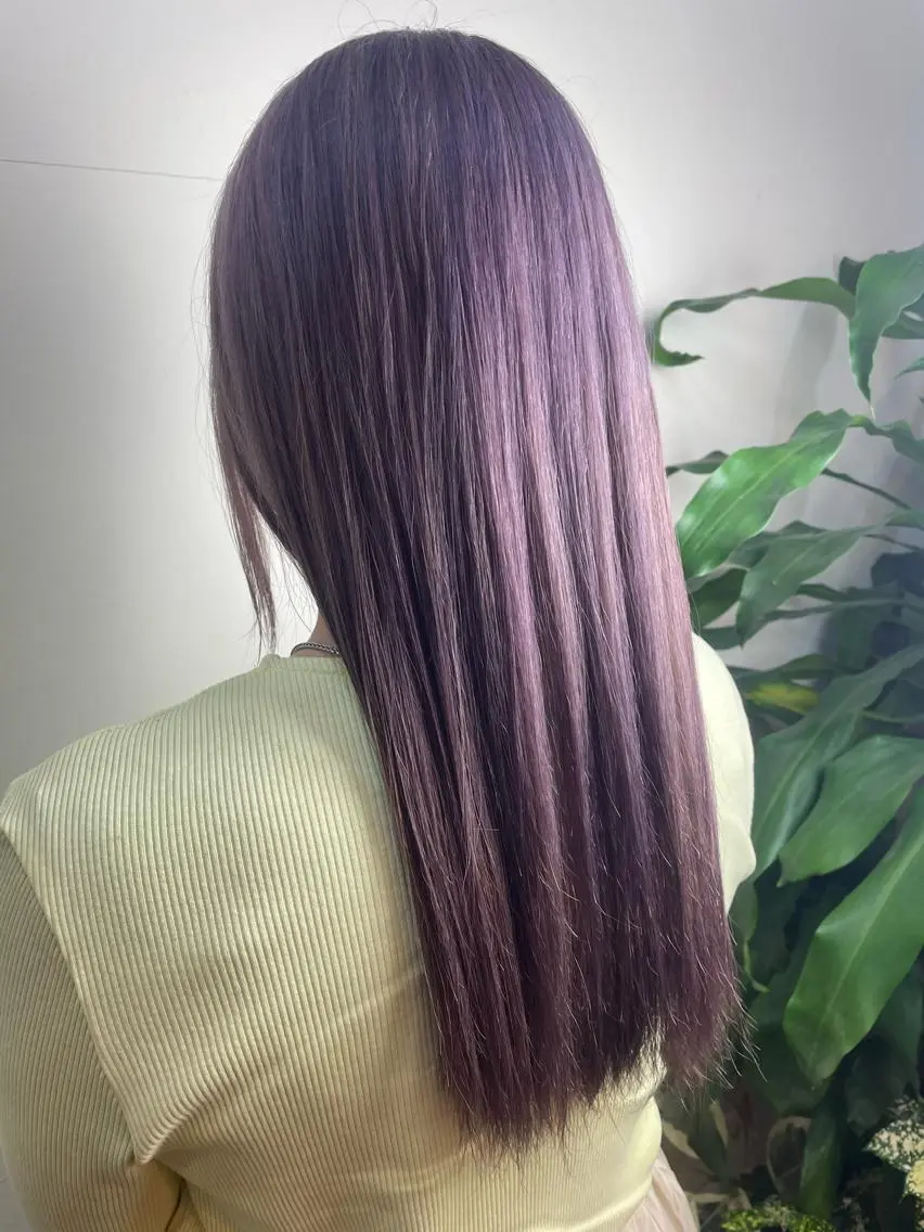 カラー バレイヤージュ ブリーチ ケアブリーチ ダブルカラー イヤリングカラー 戸川 紗良のヘアスタイル