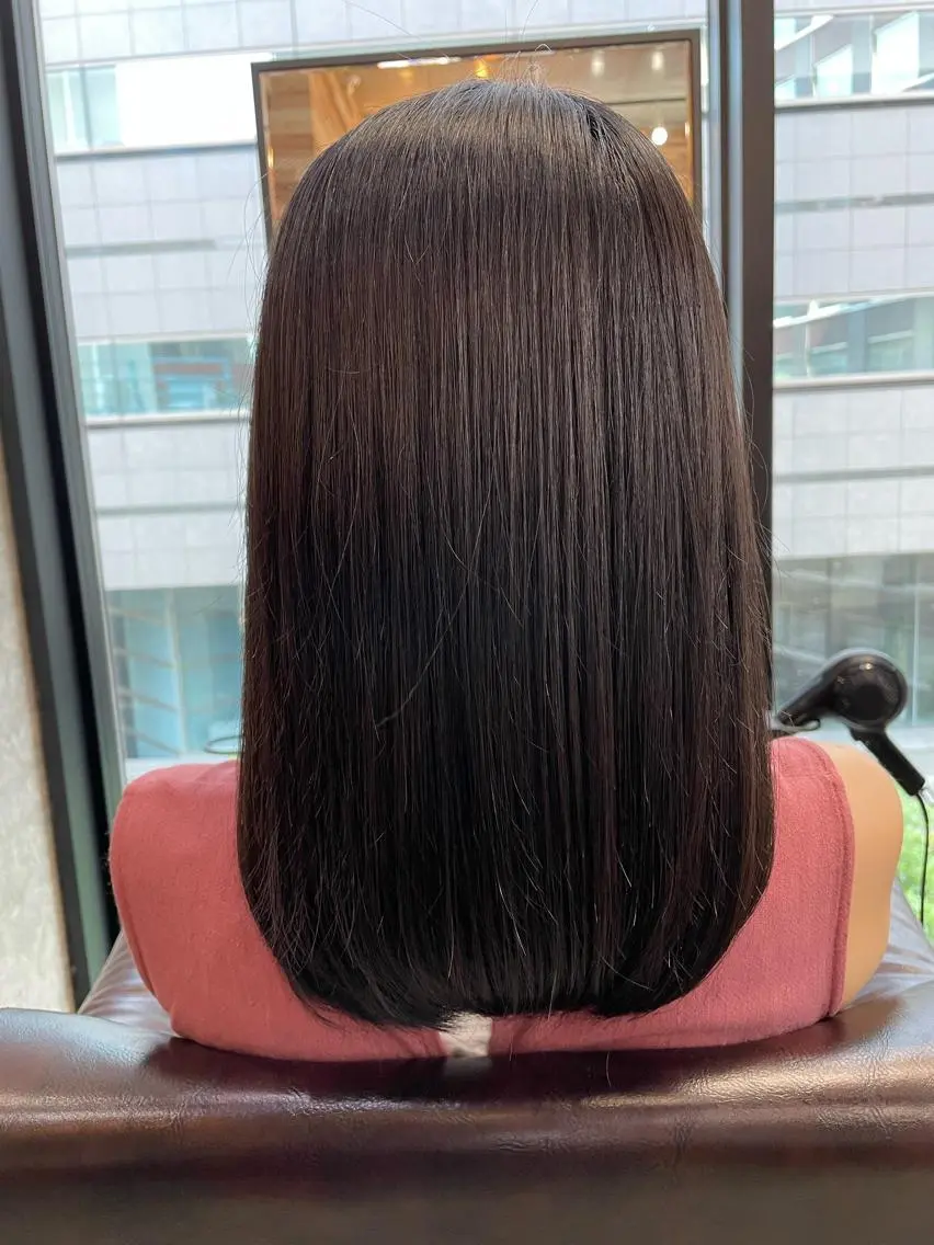 ミディアム 🧸髪質改善/ 艶カラー/成田ありさのヘアスタイル