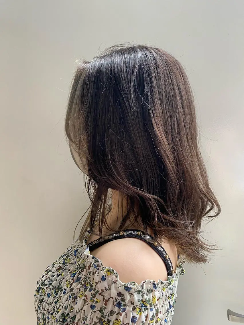 セミロング ノンダメージ 🥑mikubanのヘアスタイル