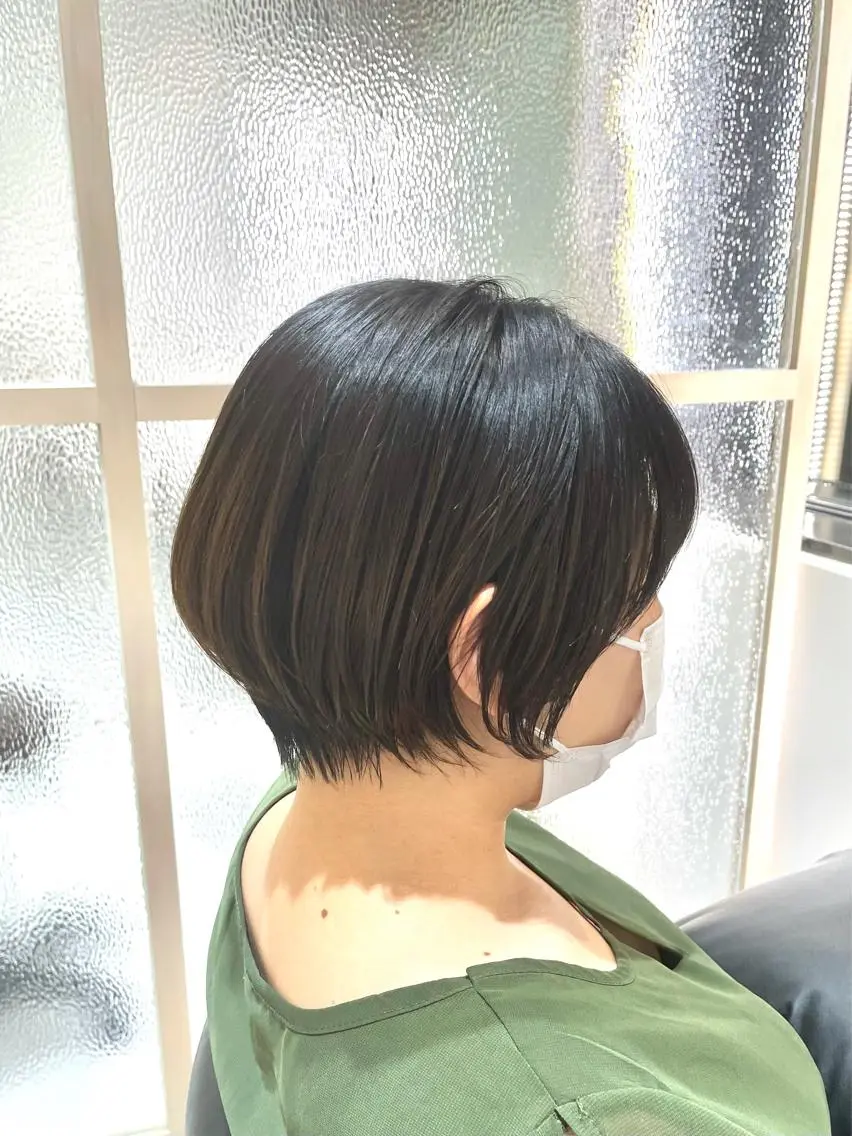 ショート ショートボブ ボブ ショートヘア カット パーマ ヘッドスパ EMANON 吉祥寺北口のヘアスタイル