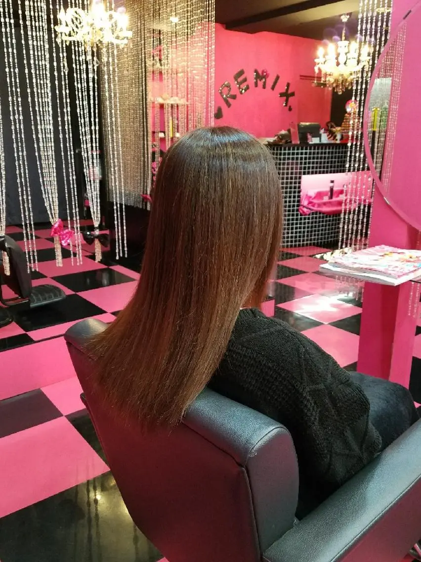 ロング カラー ダブルカラー メッシュ REMIX　by　  Love　hairのヘアスタイル