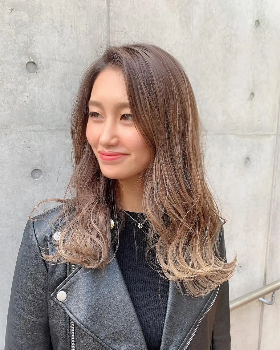 ロング カラー box mico. mutsumiのヘアスタイル
