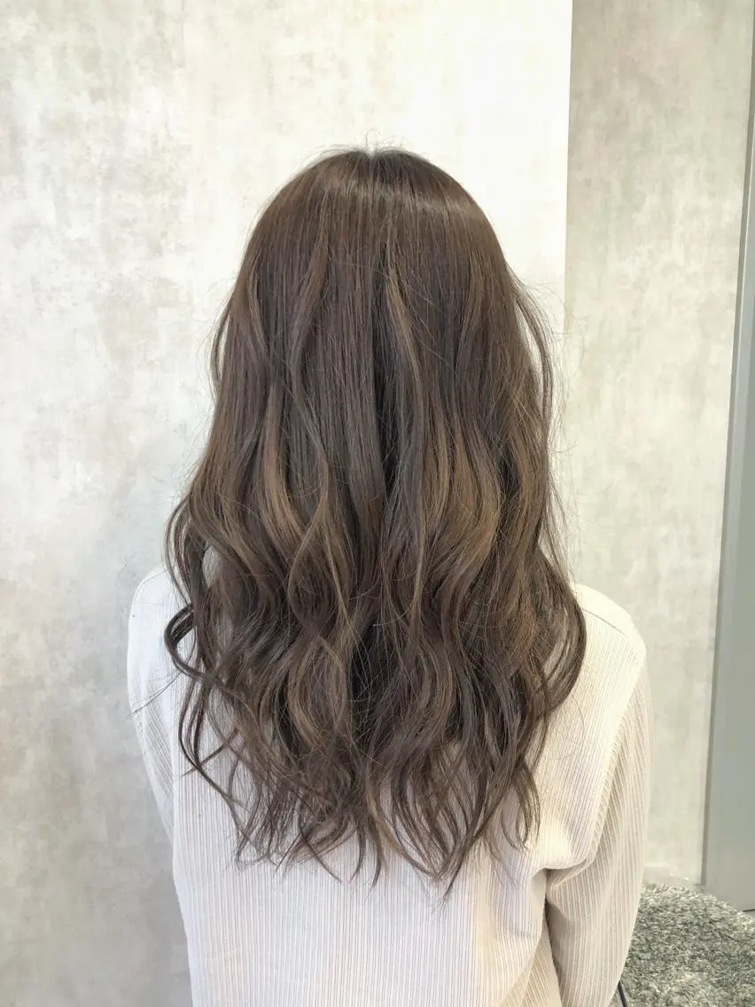 ロング カラー ヘアカラー トリートメント CARAT堺東 Aujua認定サロンのヘアスタイル