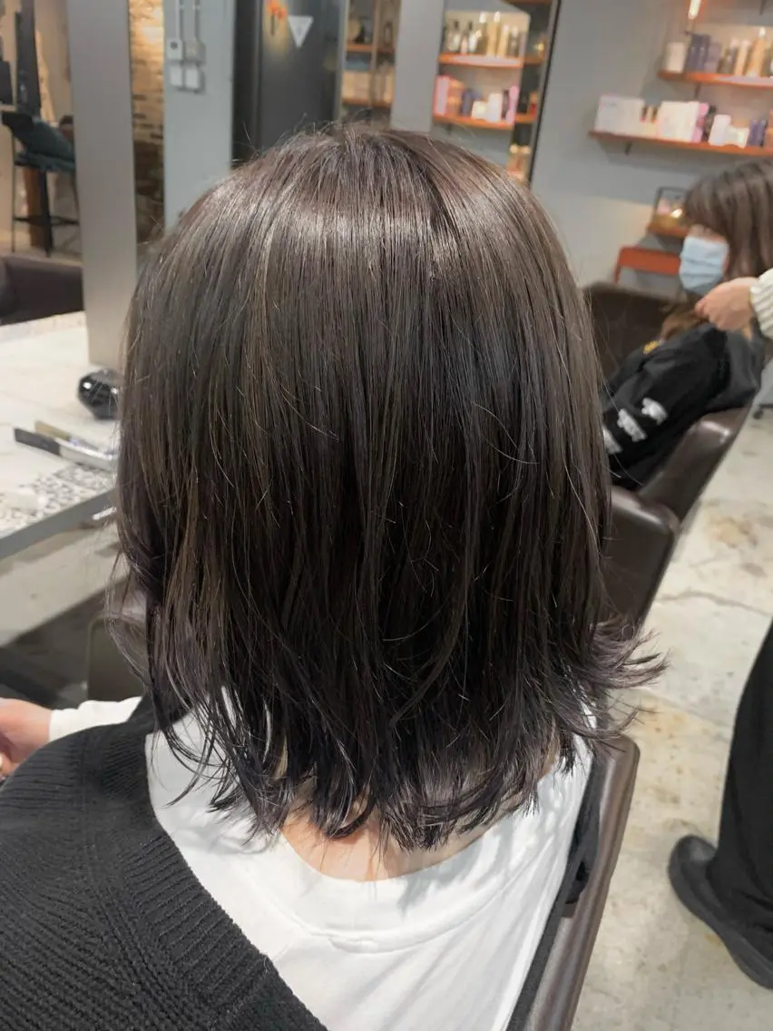 ミディアム ヘアカラー トリートメント 似合わせ×美髪改善✨ Yutoのヘアスタイル