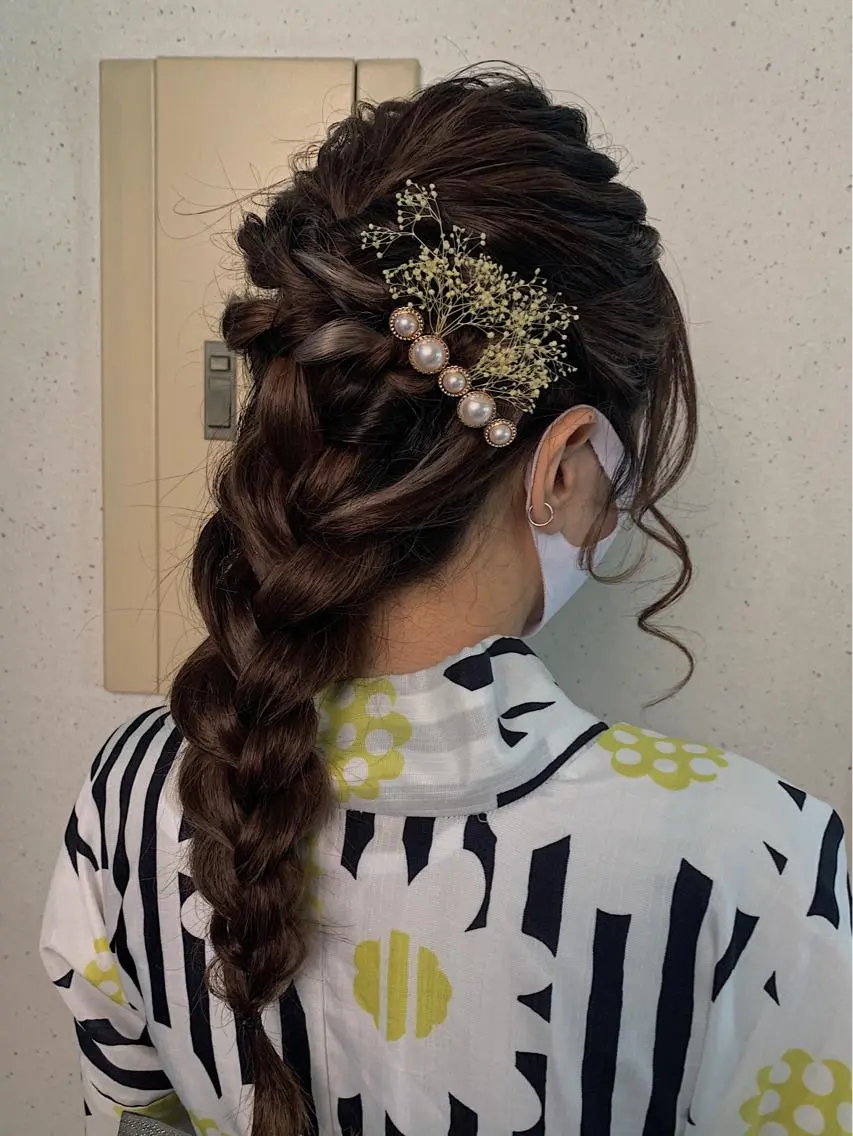 ロング ヘアアレンジ REONA🪽✨薬院 レイヤーカット🫧のヘアスタイル