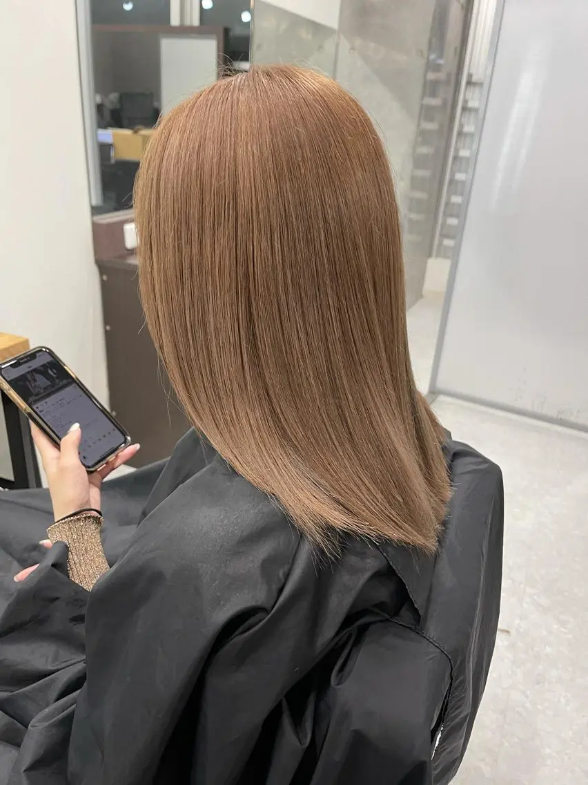ミディアム バレイヤージュ特化/ アキラのヘアスタイル
