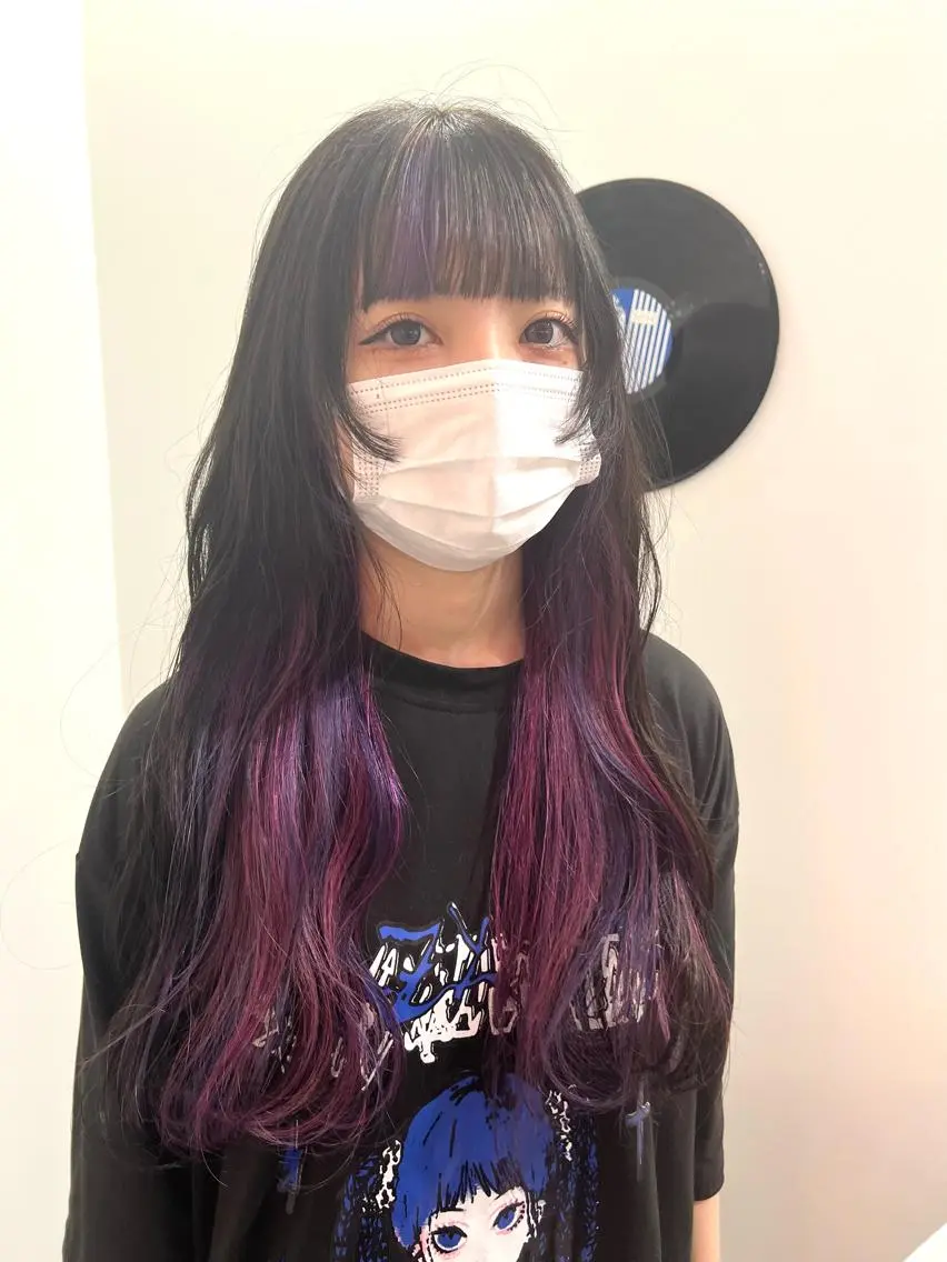 カラー ヘアアレンジ 🧨ブリーチー×ボブ レイヤー💎じゅえるのヘアスタイル