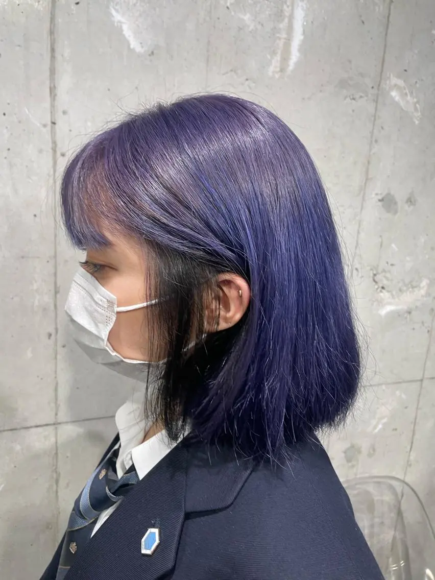 セミロング カラー alicetokyo 🦋宮葉🦋のマツエク・マツパデザイン